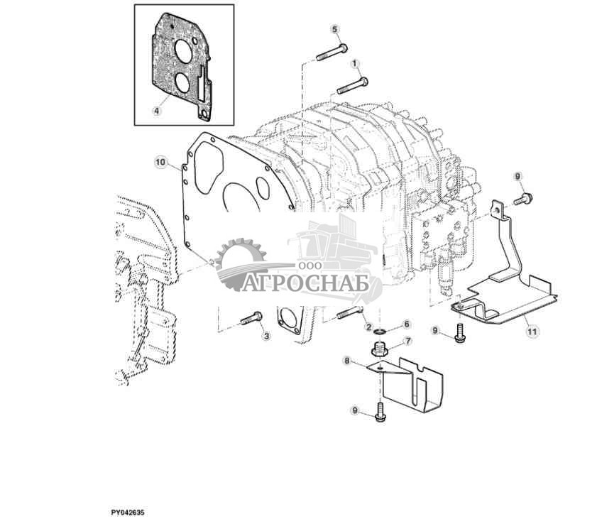 Детали крепления  оборудование защиты от электромагнитного сдвига EPQT 